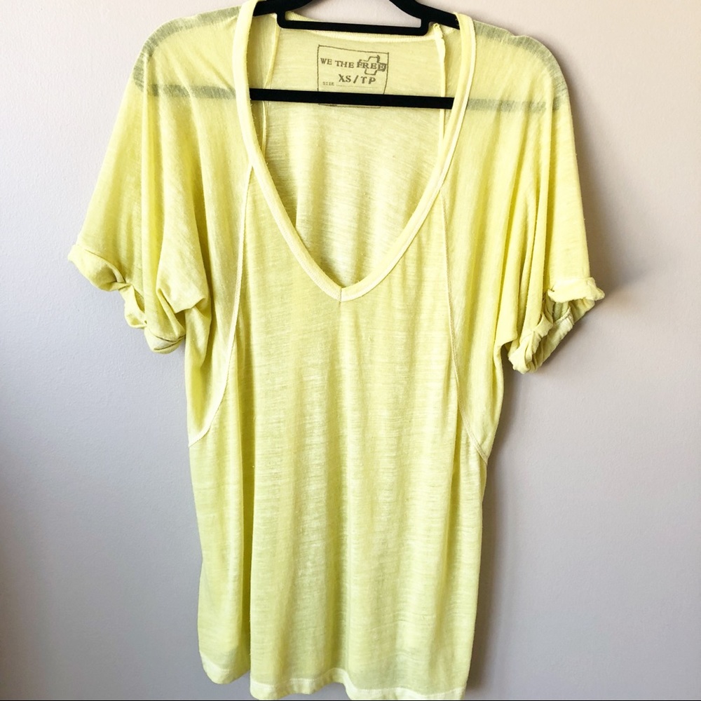 [Free People] We the Free Oversized Burnout Tee